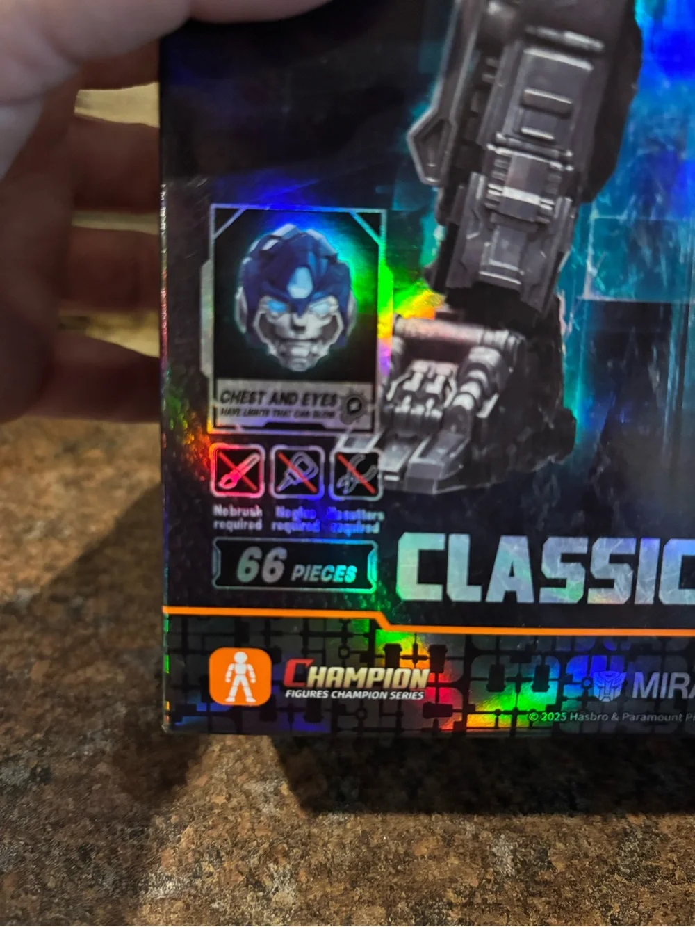 Champion Transformers Classic Class Blue & Silver Robot Action Figure blokees